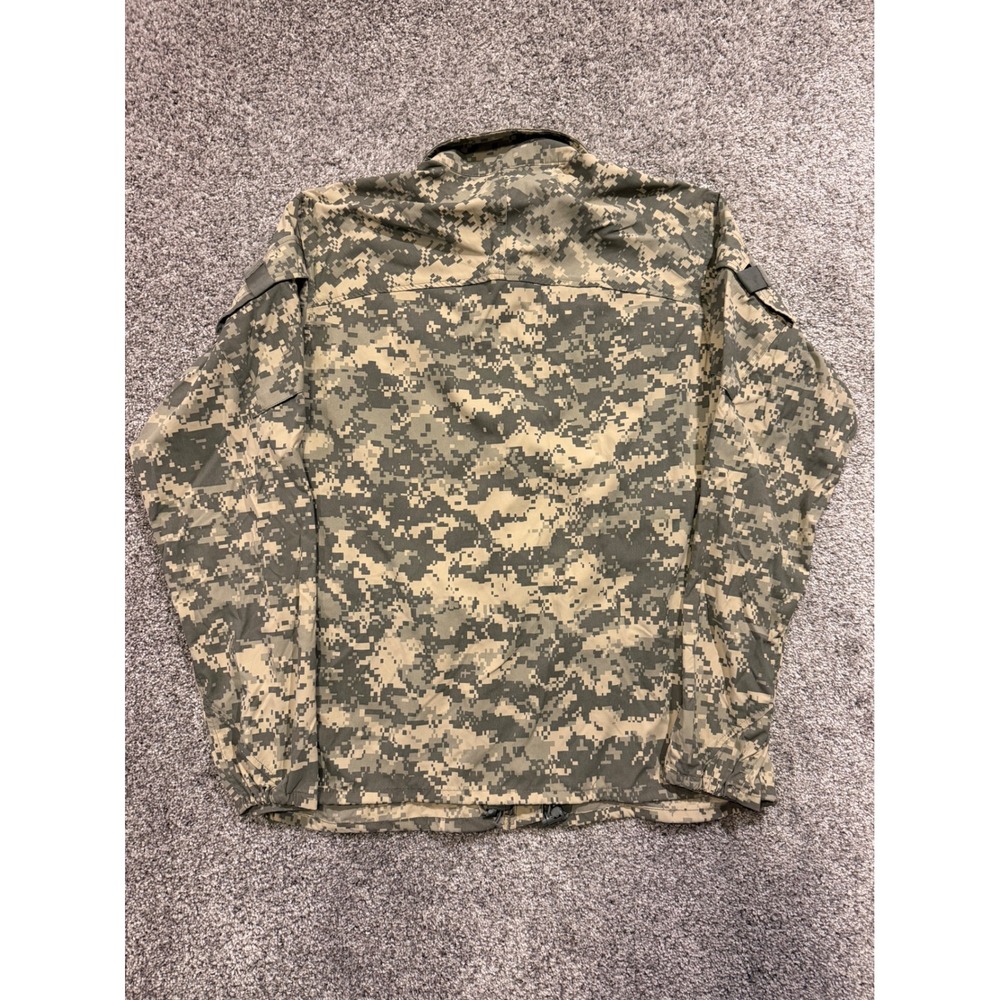 US Army Jacket Mens Medium Long Camo Gen III L4 Wind Cold Weather Digital ACU - Picture 2 of 8